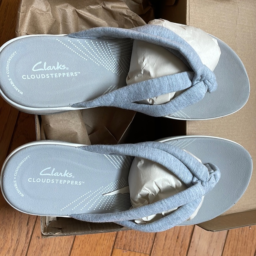 I am selling cloudsteppers by Clarks slippers.